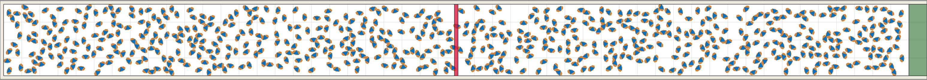 (g) Flow density 0,3 m²⁄m²