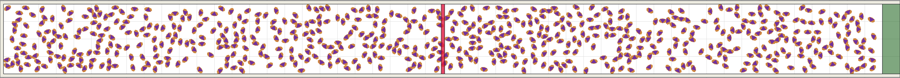 (g) Flow density 0,3 m²⁄m²