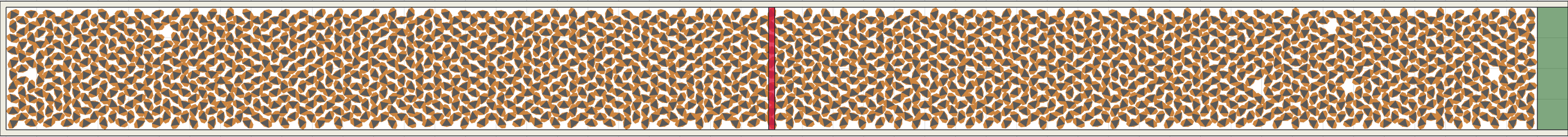 (n) Flow density 0,8 m²⁄m²