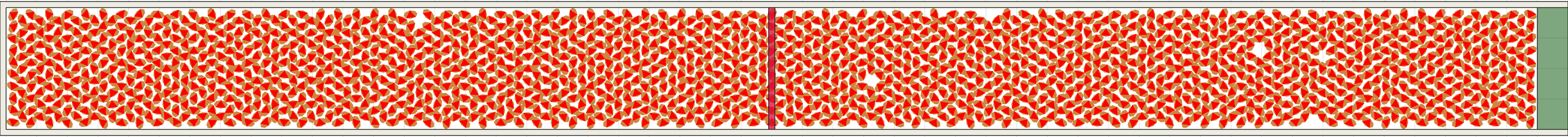 (n) Flow density 0,8 m²⁄m²
