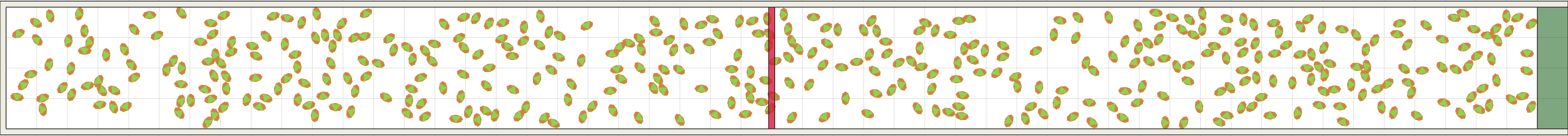 (e) Flow density 0,20 m²⁄m²