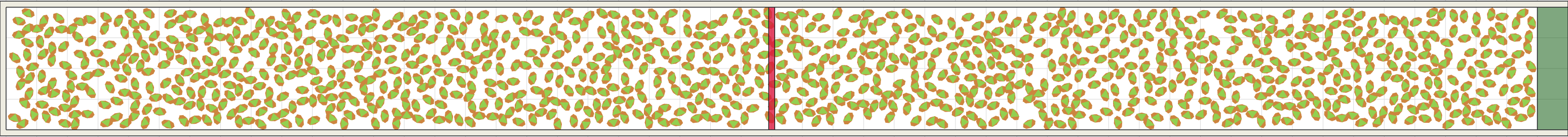 (k) Flow density 0,5 m²⁄m²