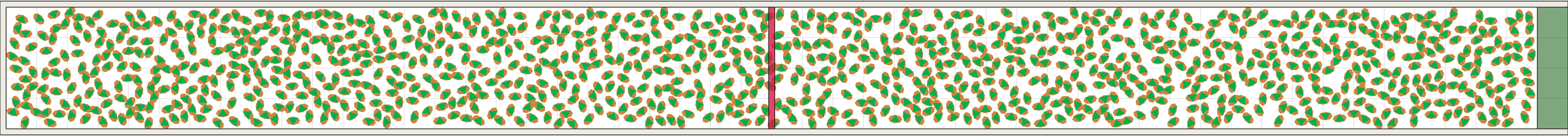 (k) Flow density 0,5 m²⁄m²