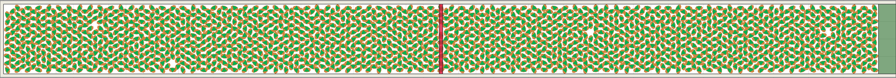 (n) Flow density 0,8 m²⁄m²