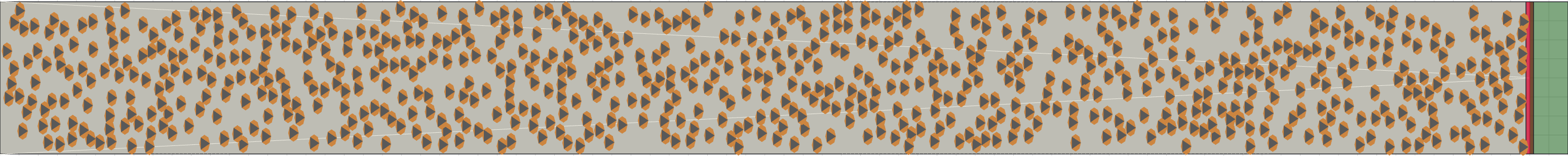 (h) Flow density 0,35 m²⁄m²