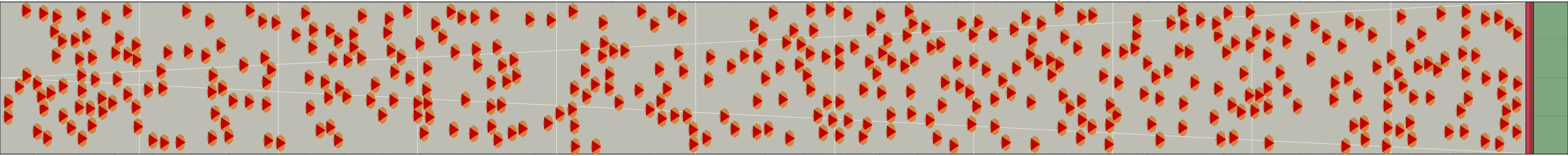 (e) Flow density 0,20 m²⁄m²
