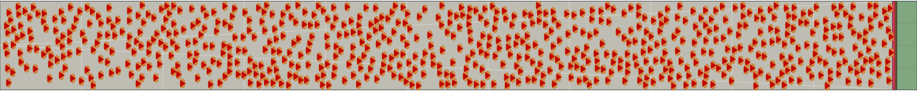 (h) Flow density 0,35 m²⁄m²