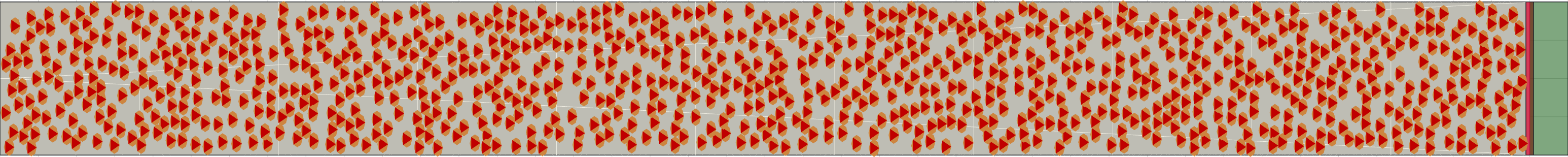 (j) Flow density 0,45 m²⁄m²