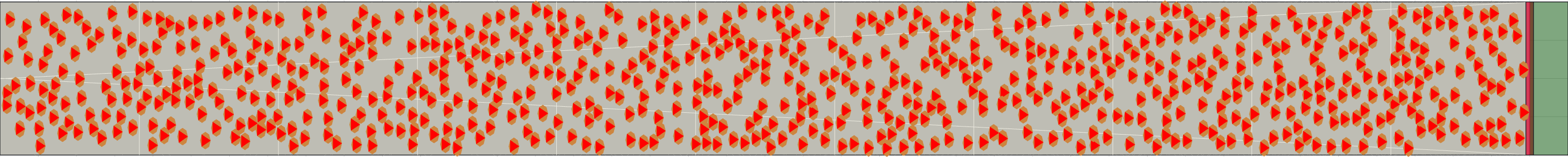 (h) Flow density 0,35 m²⁄m²