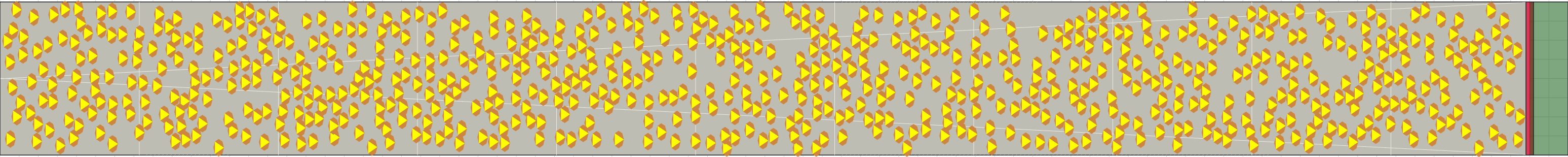 (h) Flow density 0,35 m²⁄m²