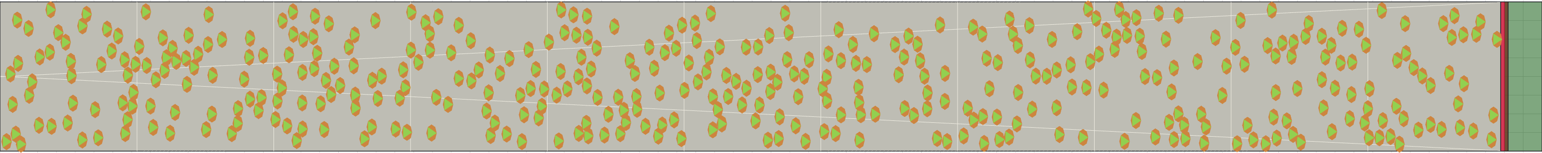 (e) Flow density 0,20 m²⁄m²