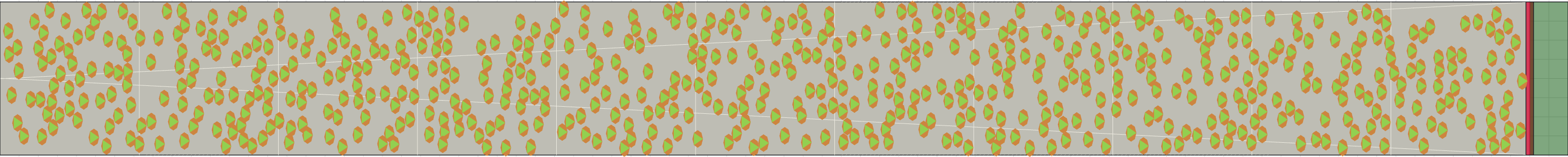 (g) Flow density 0,3 m²⁄m²