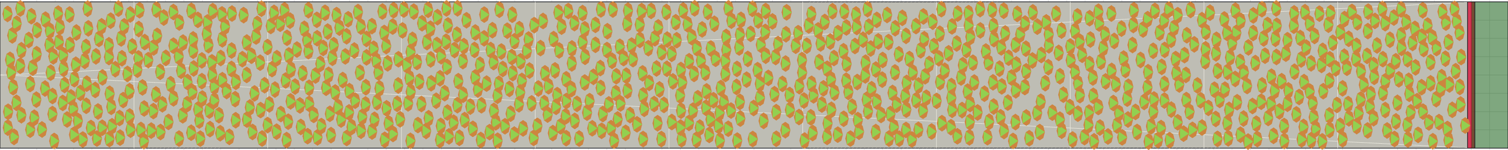 (k) Flow density 0,5 m²⁄m²