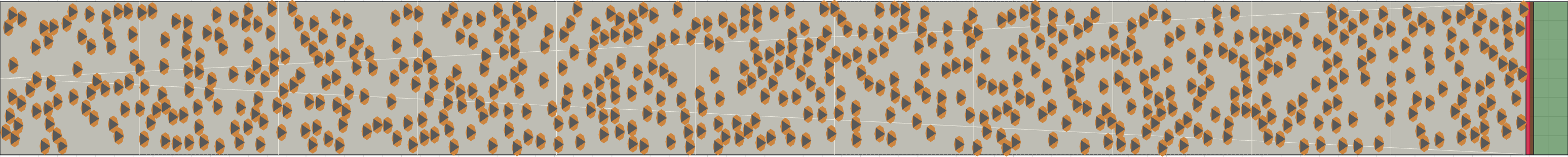 (g) Flow density 0,3 m²⁄m²