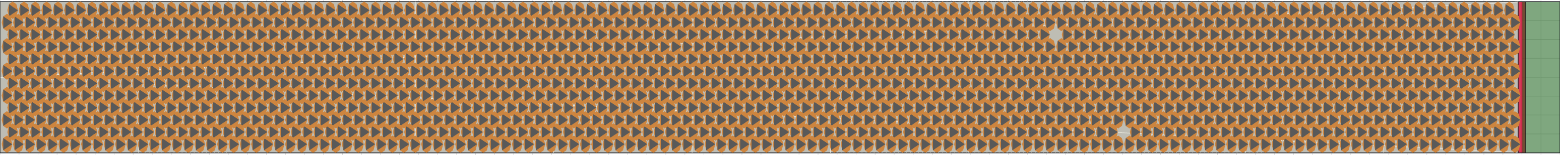(n) Flow density 0,8 m²⁄m²