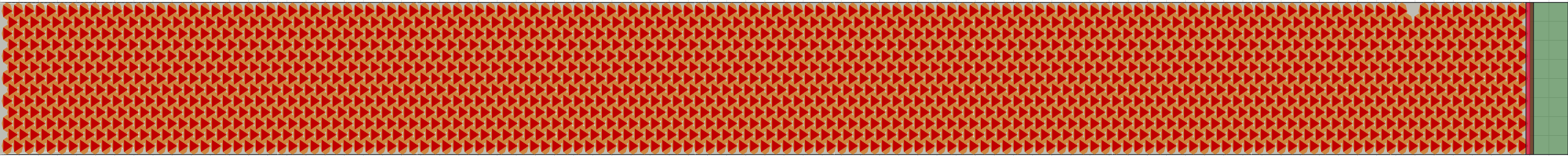 (o) Flow density 0,9 m²⁄m²