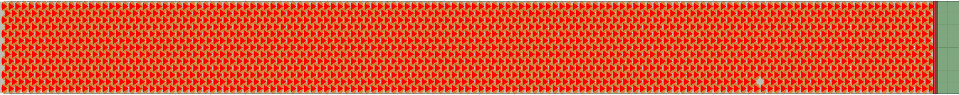 (o) Flow density 0,9 m²⁄m²