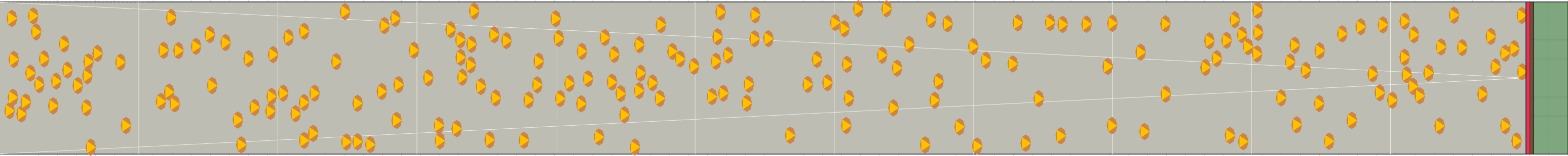 (c) Flow density 0,1 m²⁄m²