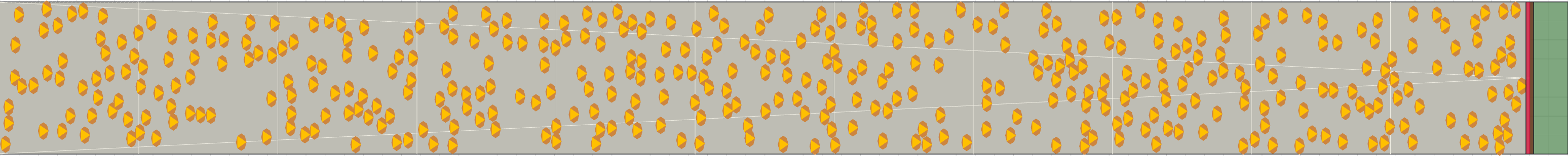 (e) Flow density 0,20 m²⁄m²