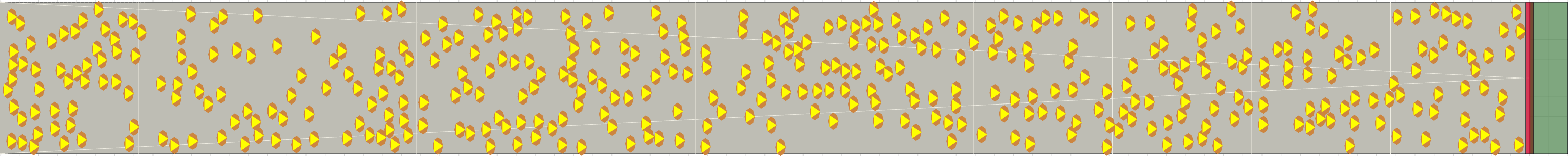 (e) Flow density 0,20 m²⁄m²
