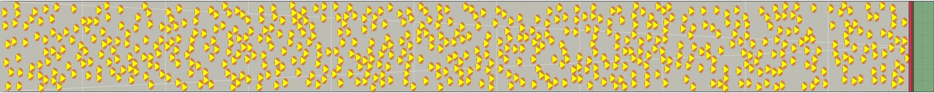 (g) Flow density 0,3 m²⁄m²