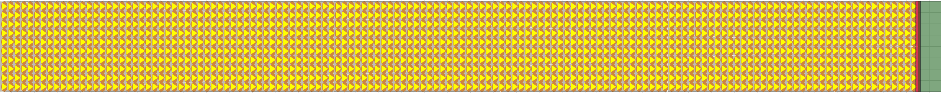 (m) Flow density 0,7 m²⁄m²