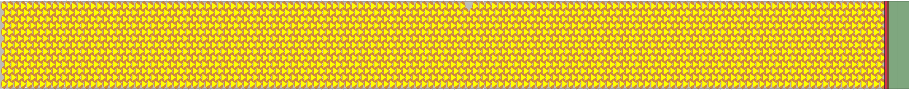 (o) Flow density 0,9 m²⁄m²