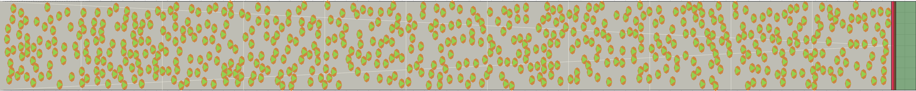 (g) Flow density 0,3 m²⁄m²