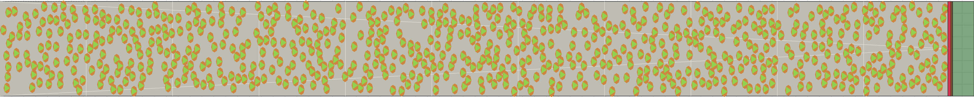 (h) Flow density 0,35 m²⁄m²