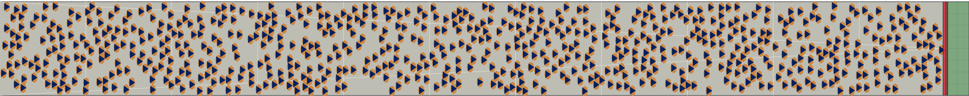 (h) Flow density 0,35 m²⁄m²