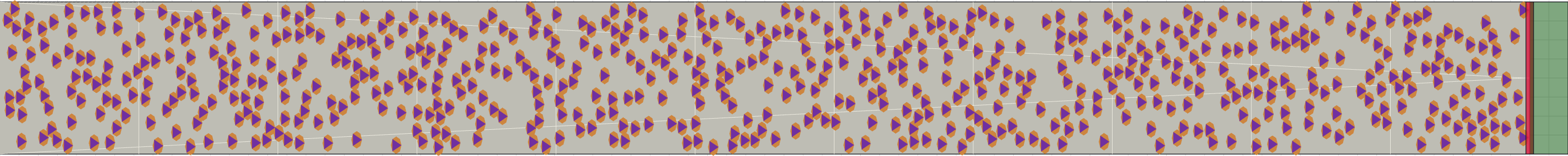 (g) Flow density 0,3 m²⁄m²