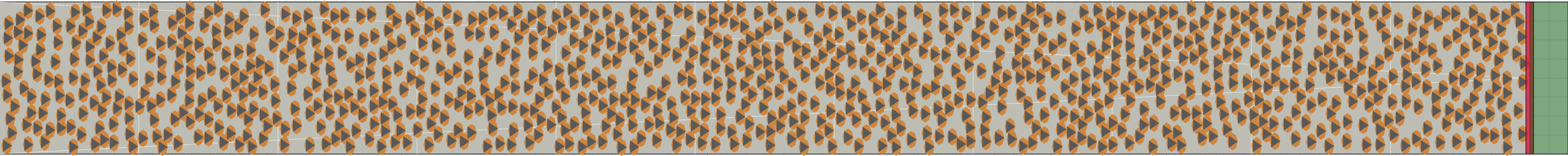 (k) Flow density 0,5 m²⁄m²