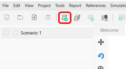 New scenario button