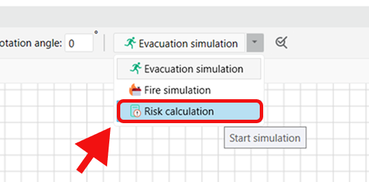 Running a risk calculation